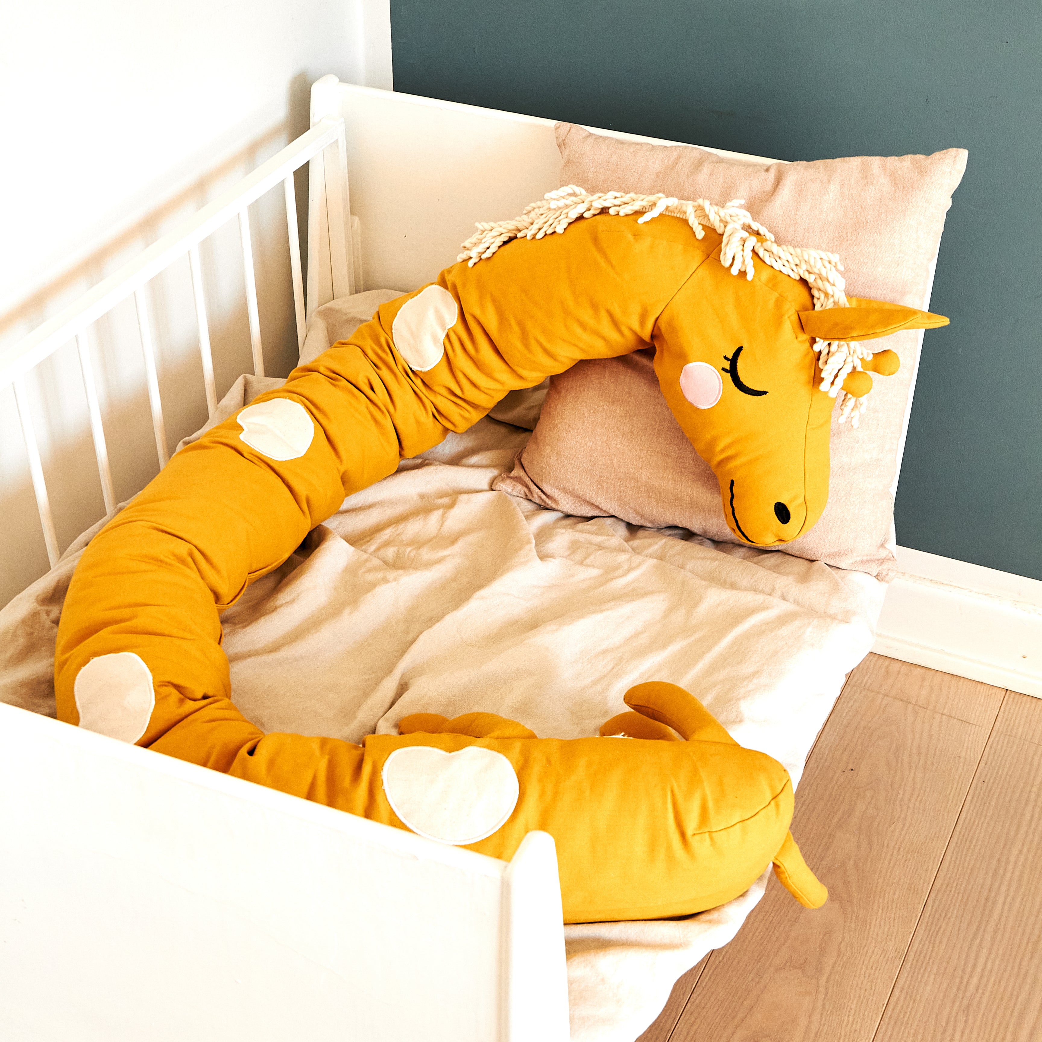 Mustard cot bumper online