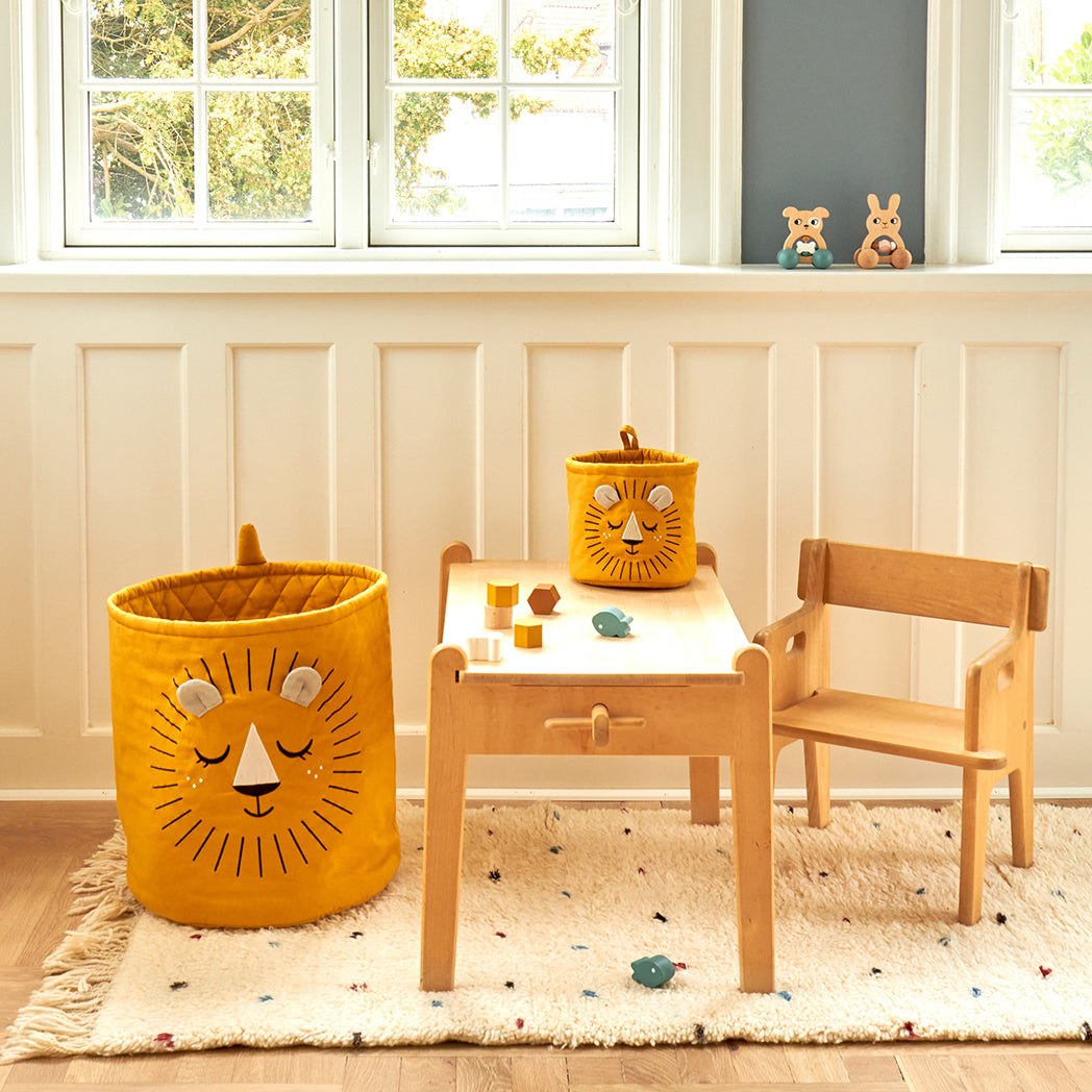 Lion Storage Basket - Ochrer • ROOMMATE.dk