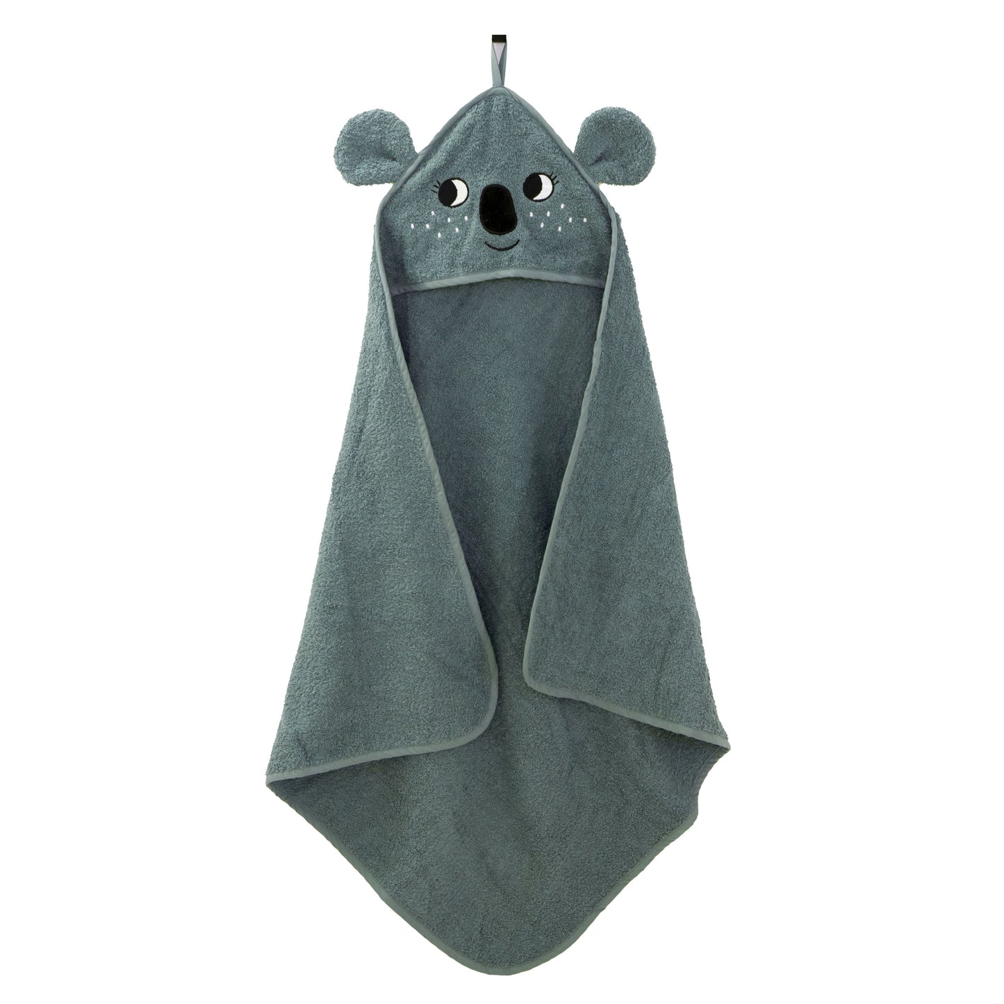 Koala hooded towel -blue - ROOMMATE.DK