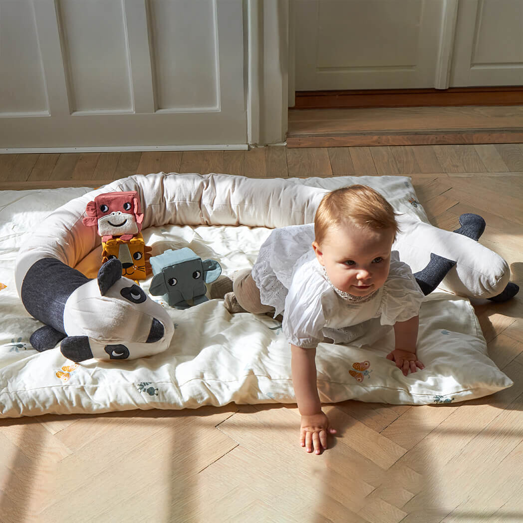 LONG PANDA - CANVAS CUSHION