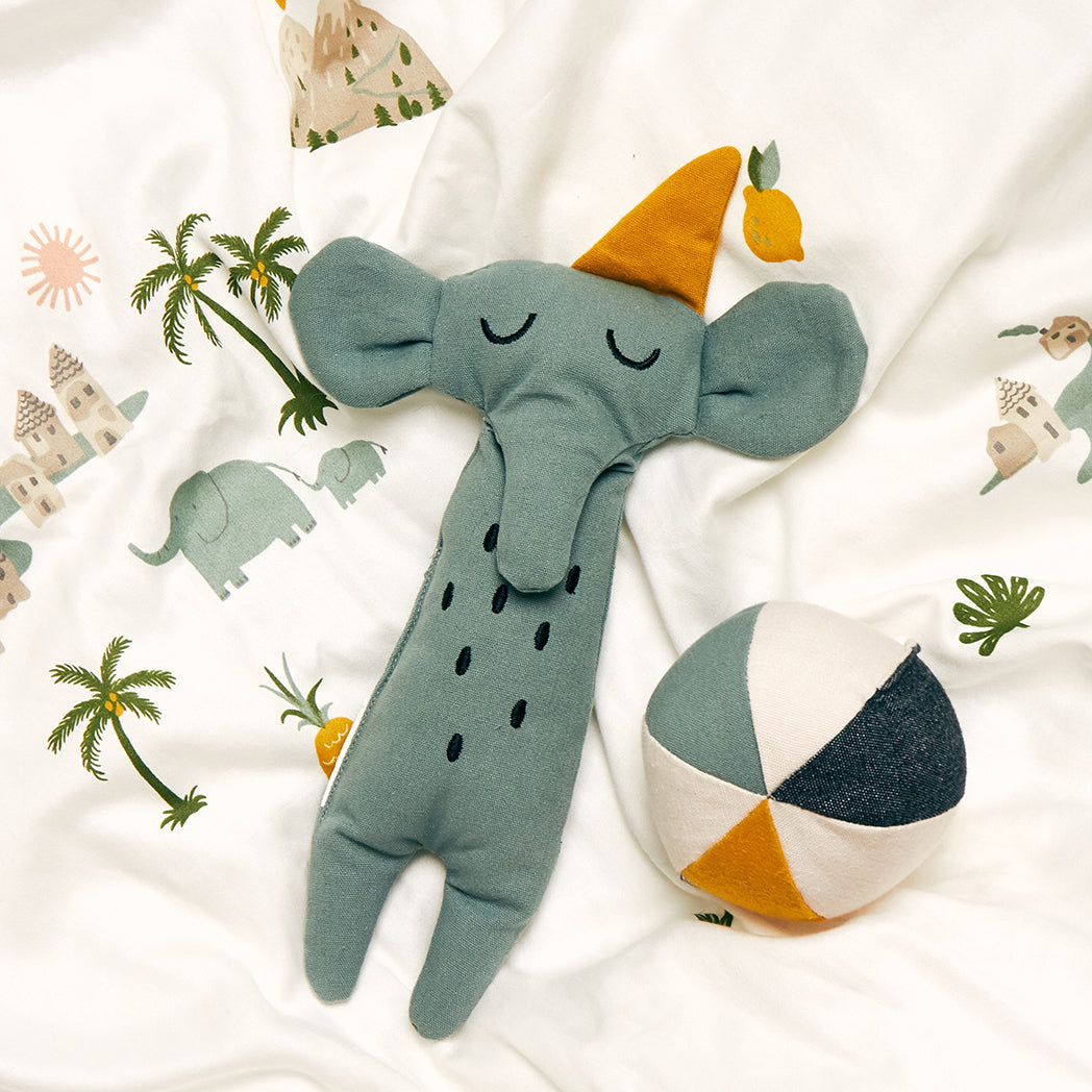 Elephant Teddy Bear -Blue - ROOMMATE.DK