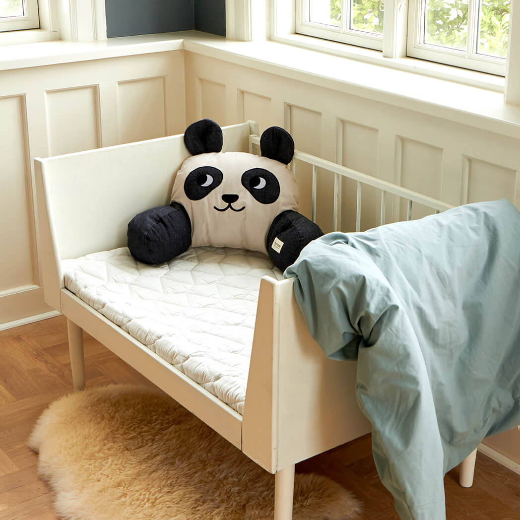 Panda Pram Cushion - Off White • ROOMMATE.dk