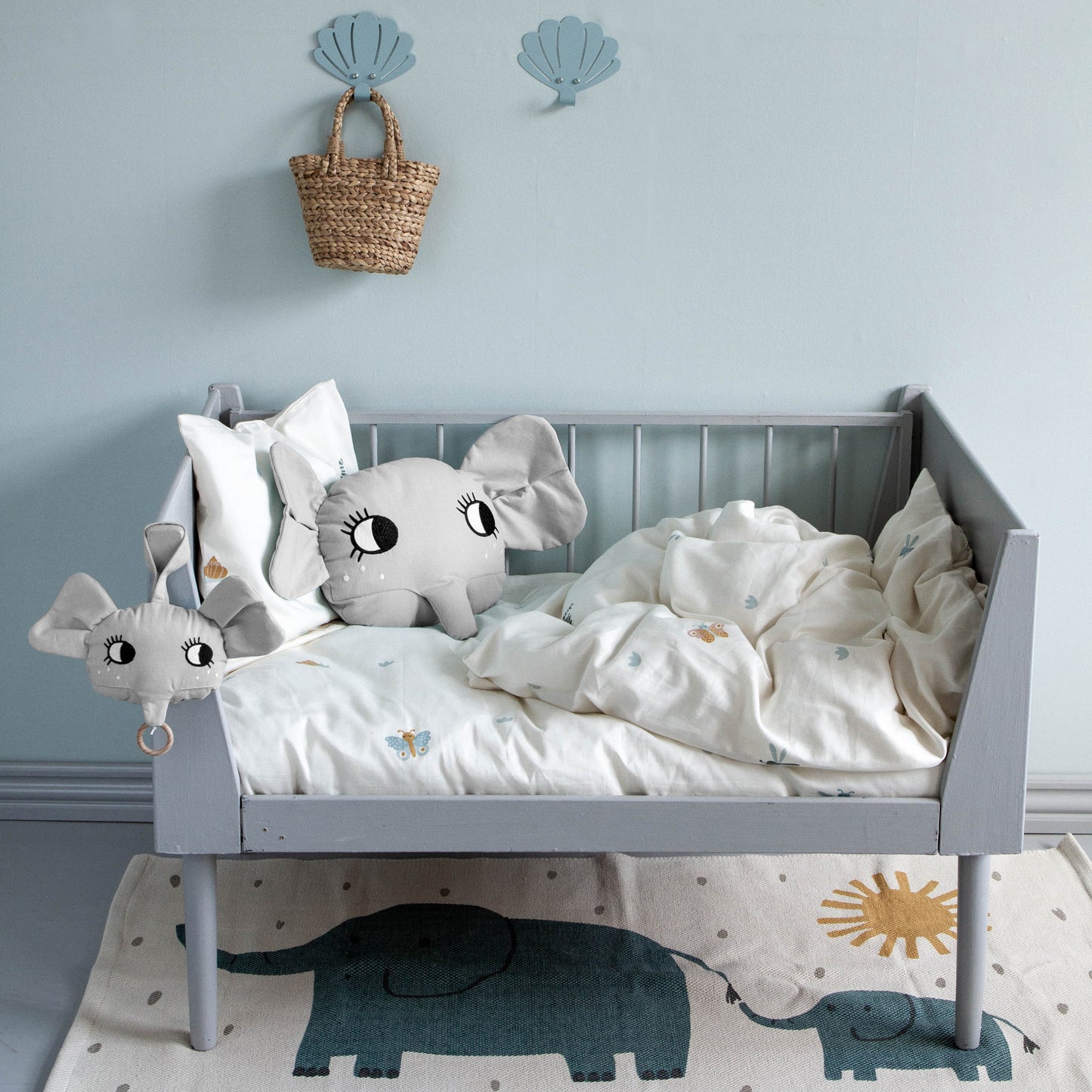 Elefant Pude - Grå • ROOMMATE.dk