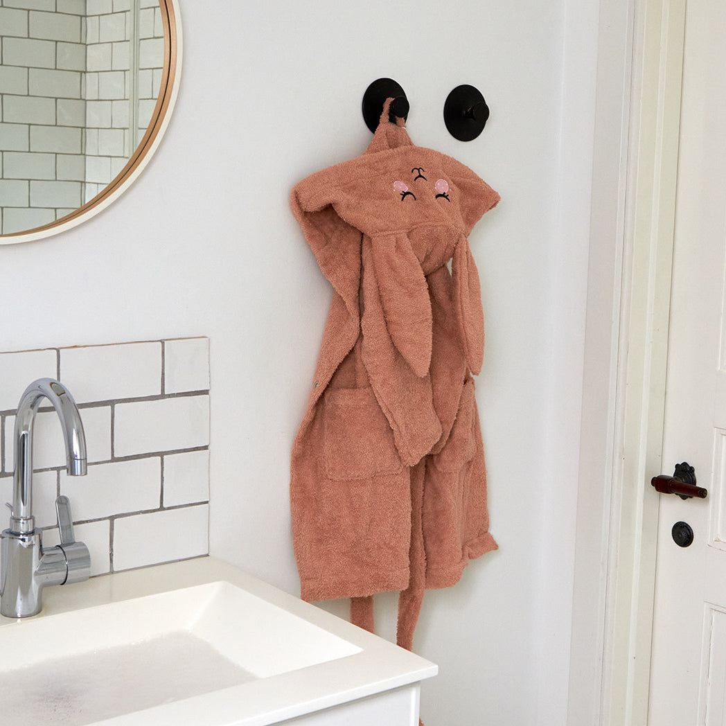Bunny Bathrobe - Light Rose -ROOMMATE.dk