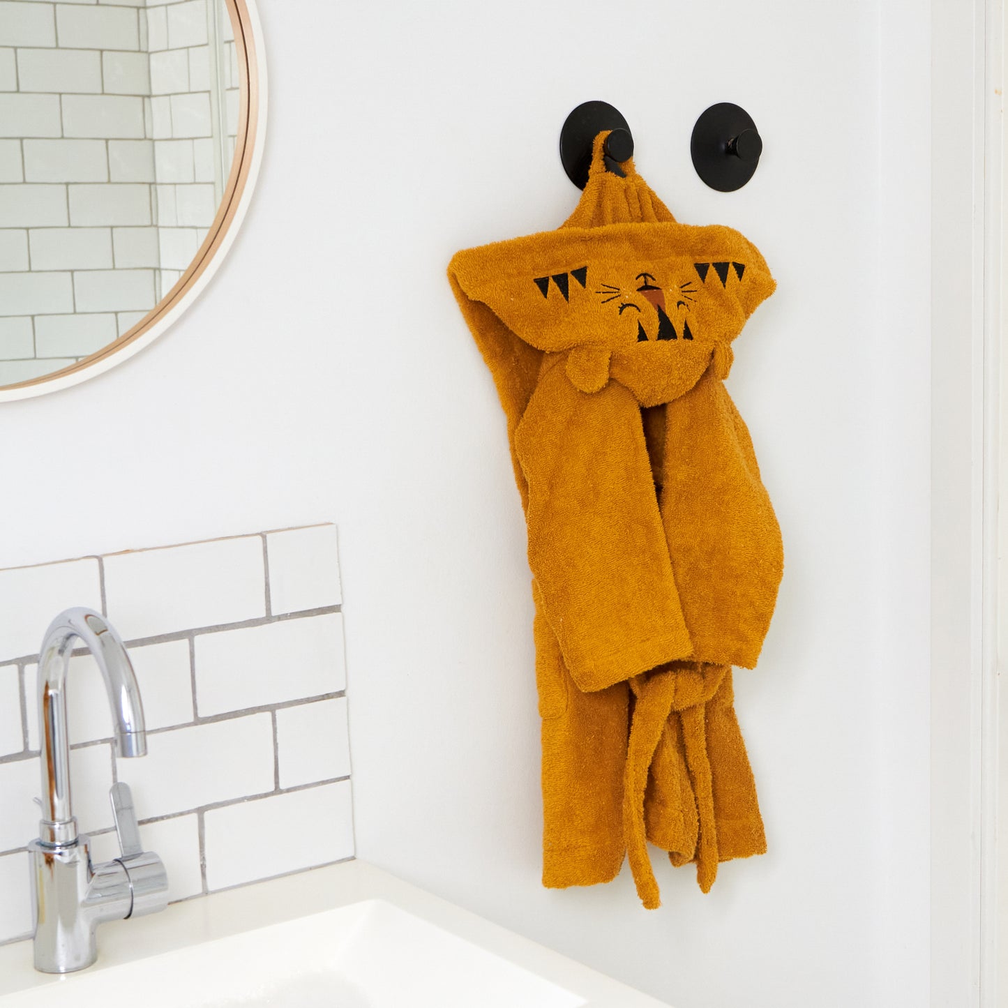 Tiger Bathrobe - Ochre Yellow - ROOMMATE.dk