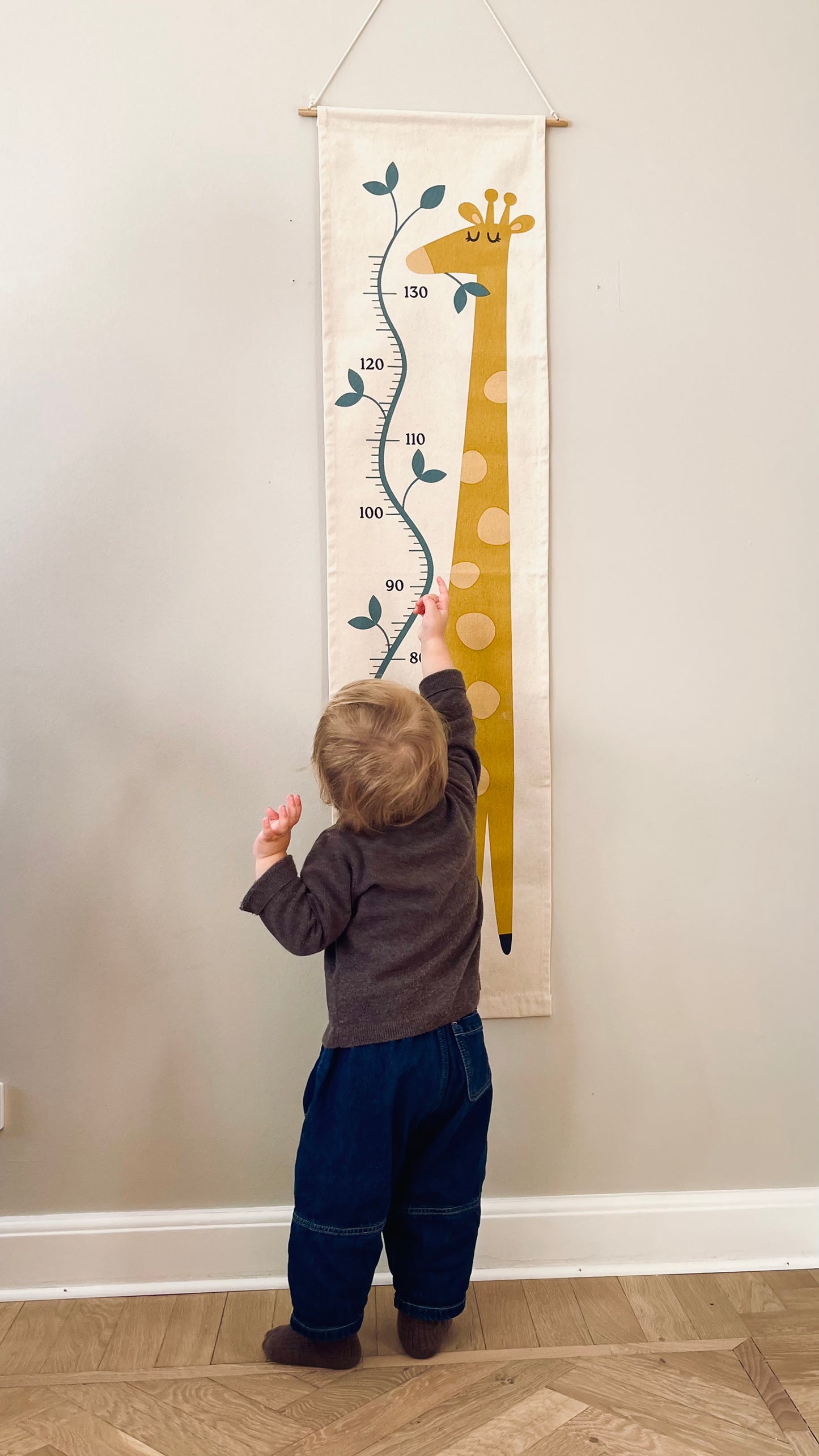 GIRAF HØJDEMÅLER I BOMULD