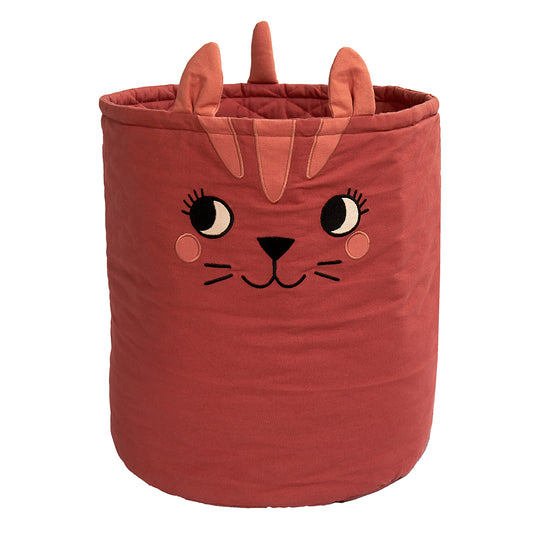 CAT QUILTED BASKET