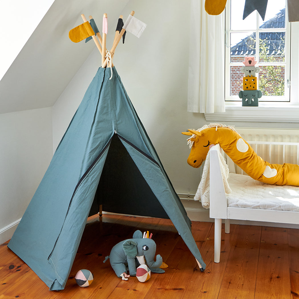 PlayTent Hippie Tipi - Sea Grey - ROOMMATE.dk