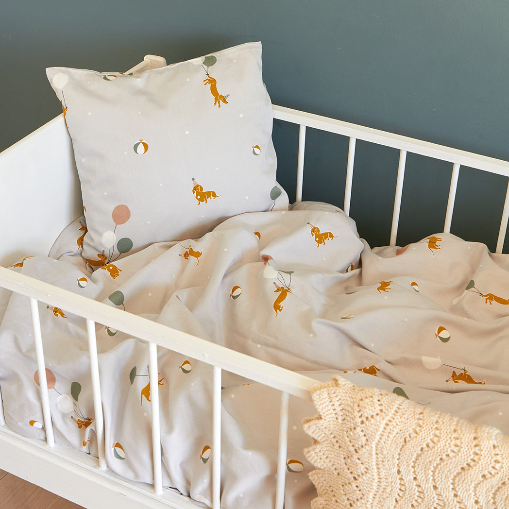 MAGIC DOGS JUNIOR BED LINEN - GOTS