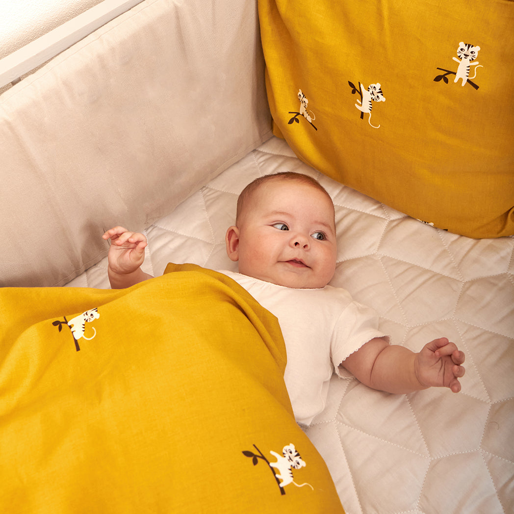TIGER BABY BED LINNEN - GOTS